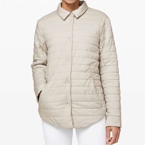 NWOT Lululemon Switch Please Shacket (reversible), Silverstone, Size 2